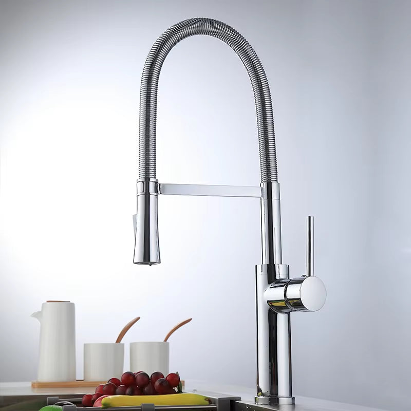 Kitchen Sink Countertop Mounted Hose Faucet With Bracket-8341