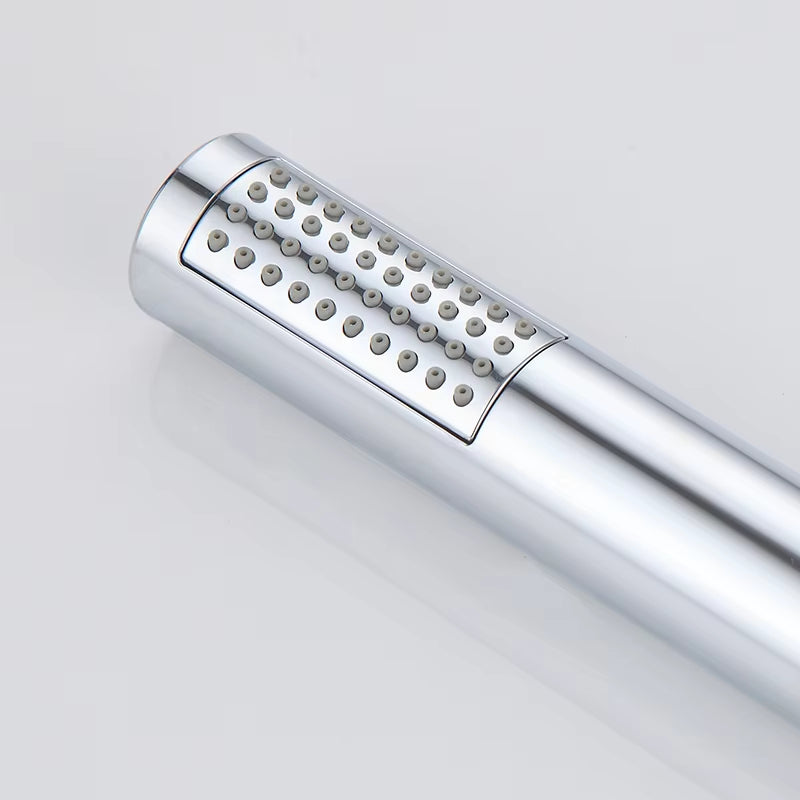 Cylindrical Handheld Bathroom Shower Universal Spray Head-5537