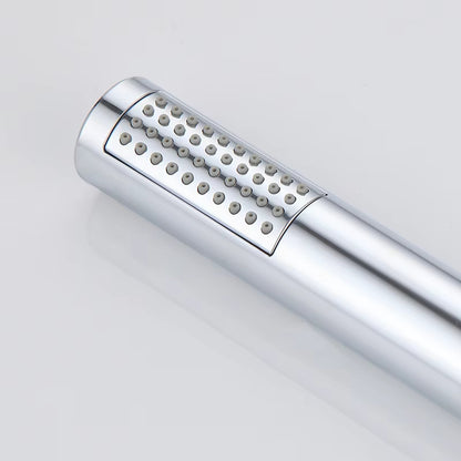 Cylindrical Handheld Bathroom Shower Universal Spray Head-5537