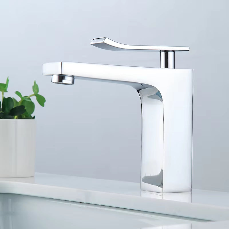 Wide Range Bathroom Washbasin Sink Square Faucet-7052