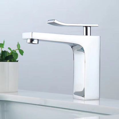 Wide Range Bathroom Washbasin Sink Square Faucet-7052