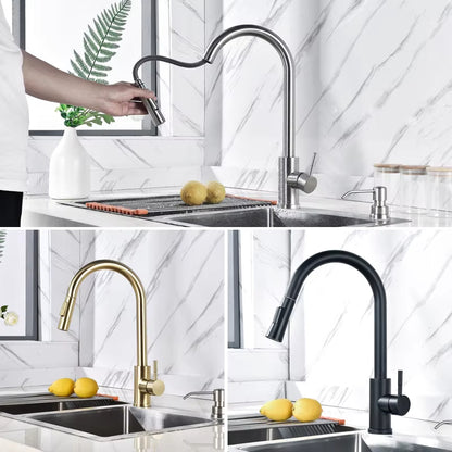 Premium Touch Sensing Kitchen Sink Thermostatic Faucet-8402
