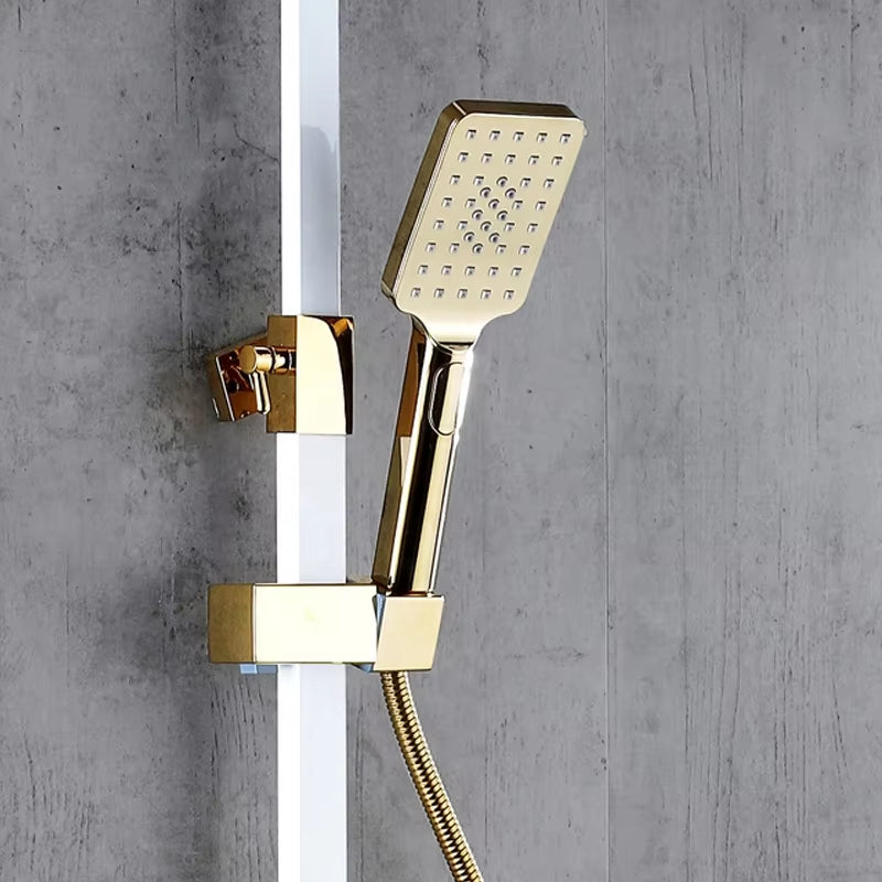 Luxury Wall Mounted Brass Faucet For Bathroom-6221WG