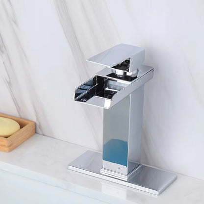 Bathroom Vanity Basin Waterfall Hot And Cold Water Faucet-7231