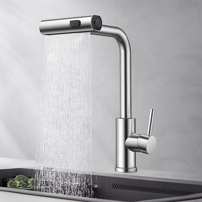 Modern Design Kitchen Sink Stainless Steel Pull Out Faucet-7305BG
