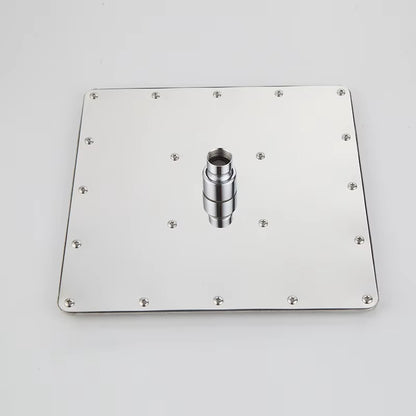 Stainless Steel Overhead Pressurized Square Large Shower Head-5531