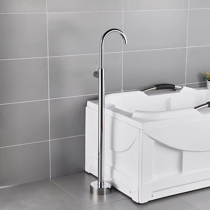 Floor Standing Bathroom Bathtub Faucet With Handheld Shower-6708