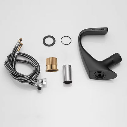 Luxury Bathroom Sink Unique Shape Waterfall Faucet-7447