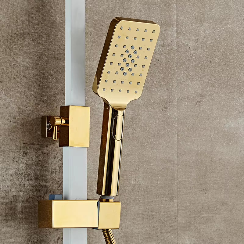 Platinum Square Handle Shower Toilet Shower-6237