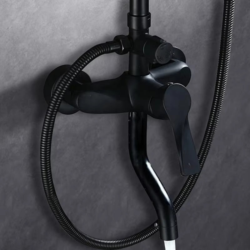 Luxury Black Bathroom Shower Wall Mounted Shower Head-6045（2）