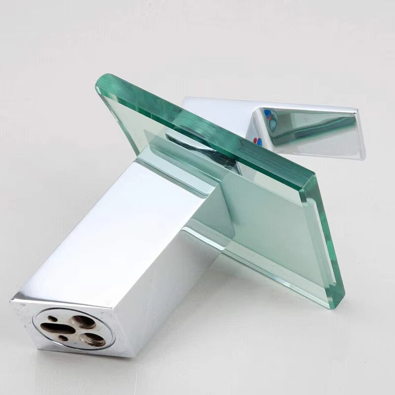 Bathroom Vanity Glass Waterfall Faucet-7266