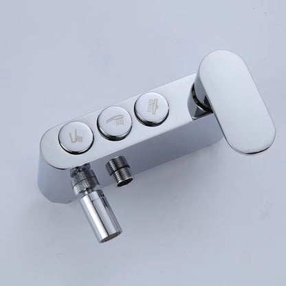 Bathroom Toilet Multifunctional Shower Thermostatic Shower Mixer Brass Faucet Bathtub Shower Set-6528