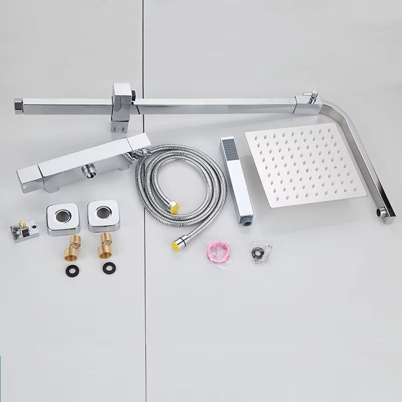 Bathroom Thermostatic Shower Set With Handheld Showerhead-6954