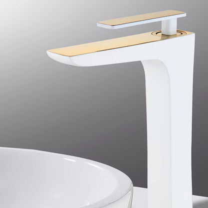 Premium And Elegant Countertop Mounted Hot And Cold Bathroom Faucets-7036
