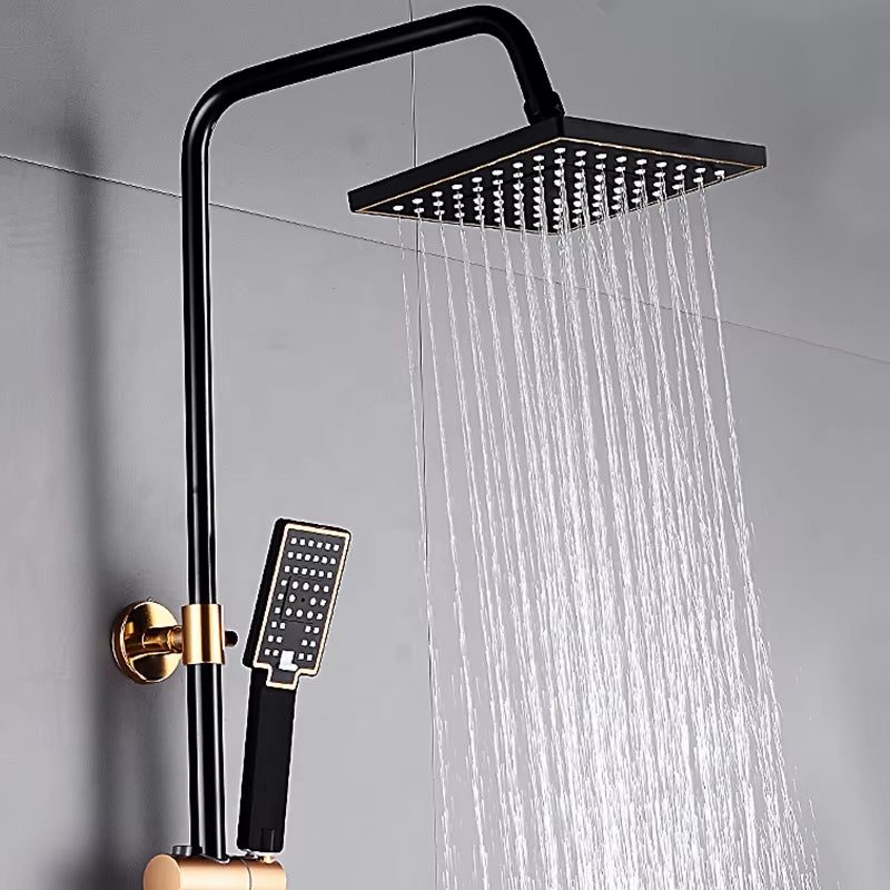 Rain Shower Set Hot And Cold Water Valve Rain Shower Head Wall Mounted Shower Set-6278