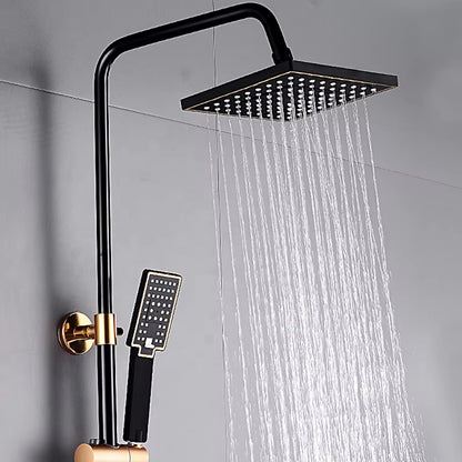 Rain Shower Set Hot And Cold Water Valve Rain Shower Head Wall Mounted Shower Set-6278