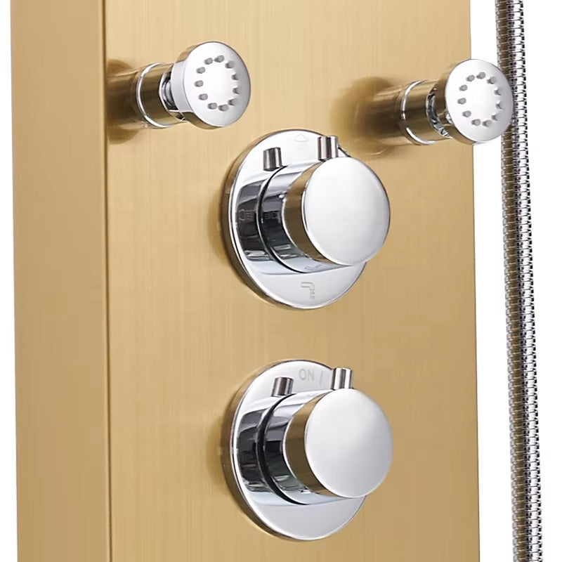 Shower Panel Massage Jet Shower Set Bathroom Wall Mounted-6641
