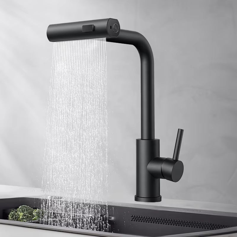 Modern Design Kitchen Sink Stainless Steel Pull Out Faucet-7305BG