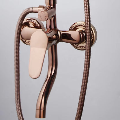 Black Brass Furniture Shower Room Dedicated Bath Shower Set-6045