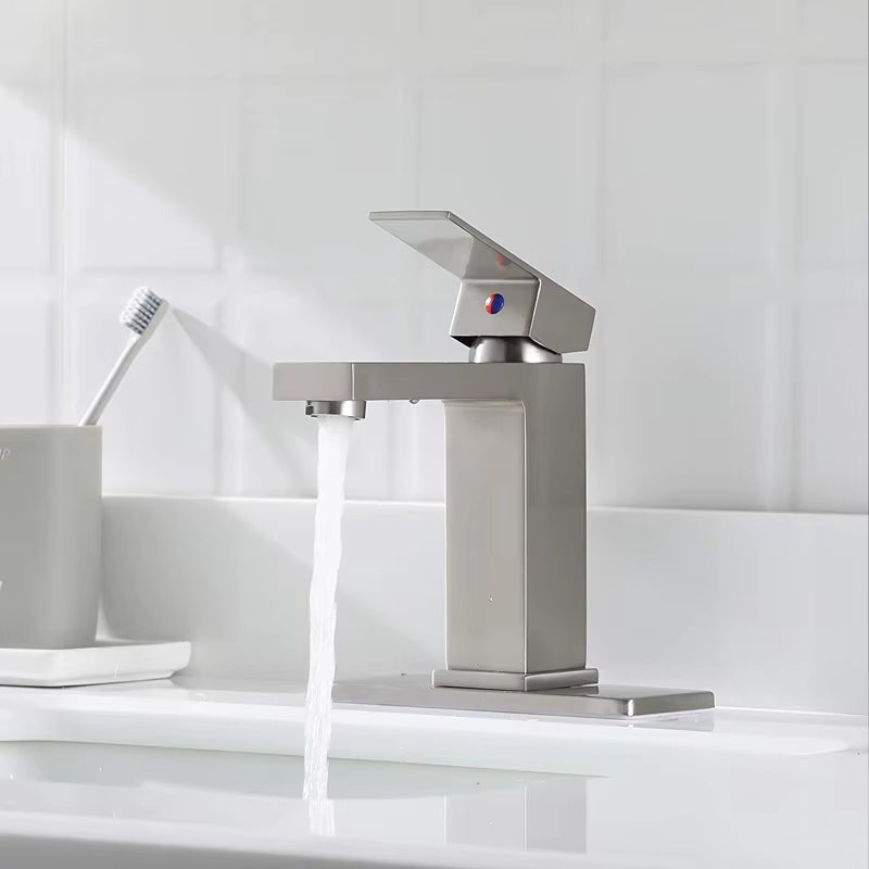 Bathroom Basin Square Hot And Cold Water Faucet-7200