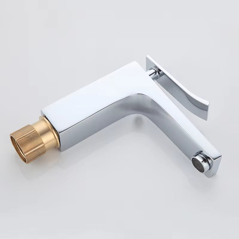 Wide Range Bathroom Washbasin Sink Square Faucet-7052