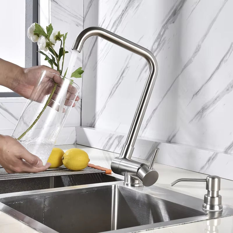 Home Balcony Stainless Steel Vegetable Washing Sink 304 Faucet-5302