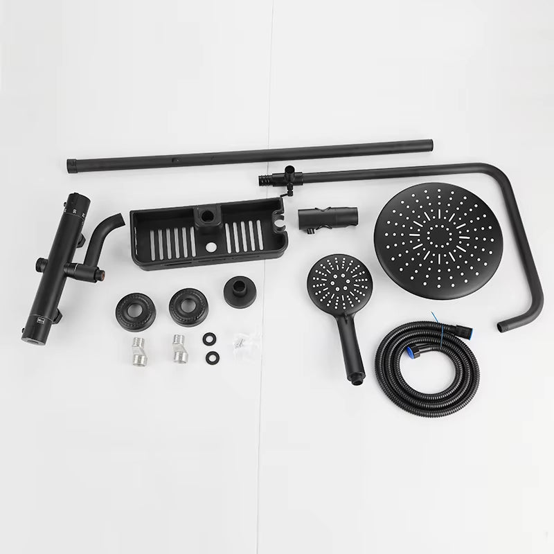 Bathroom Thermostatic Shower Faucet Set With Bathtub Faucet-6947