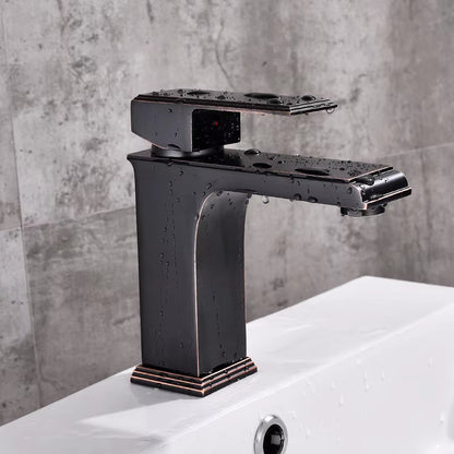 Bathroom Brass Basin Square Faucet-7073
