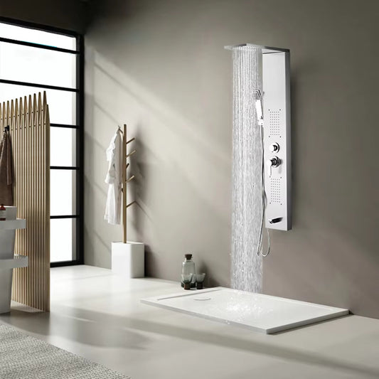 Bathroom Stainless Steel 4 Function Shower Panel With Massage Jets-ZS6801