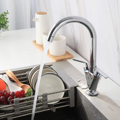 360 Degree Kitchen Countertop Mounted Faucet Dual Handle-8529