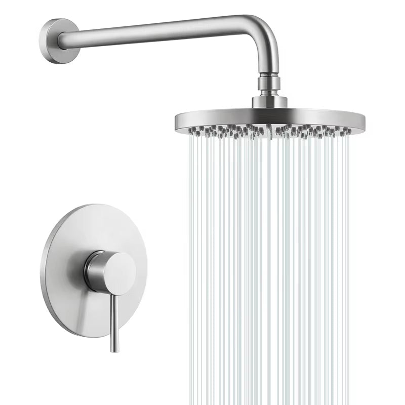 Wall Mounted Shower Set Luxury Rain Shower Wall Mounted Shower Faucet-6556