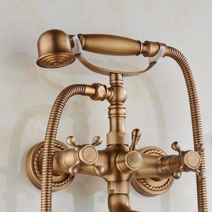 Antique Telephone Style Bronze Bathroom Shower-6209
