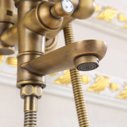 Wall Mounted Antique Color Shower Room Luxury Shower-6205