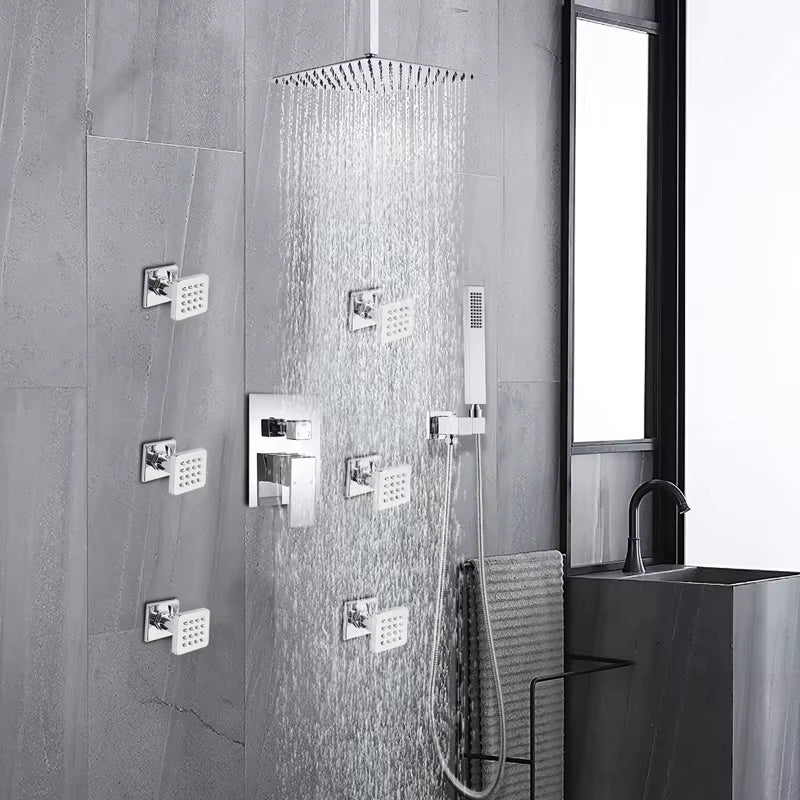 Wall Mounted Shower Set Bathroom Rain Shower Set Concealed Type-6562