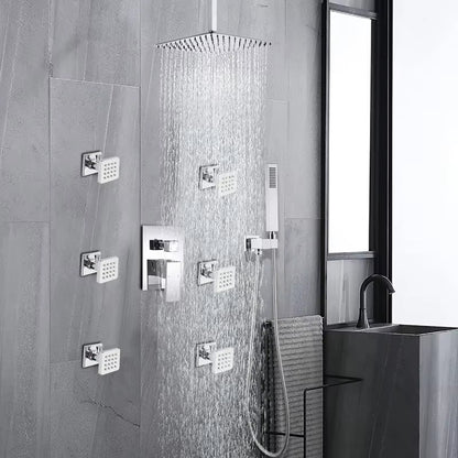 Wall Mounted Shower Set Bathroom Rain Shower Set Concealed Type-6562