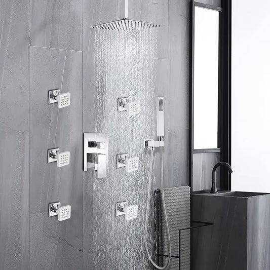 Wall Mounted Shower Set Bathroom Rain Shower Set Concealed Type-6562