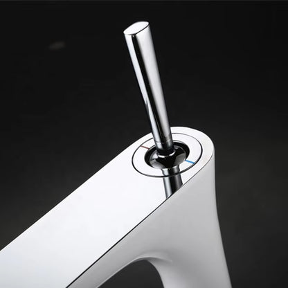 Unique Single Handle Design Bathroom Sink Mixer Tap-7407H