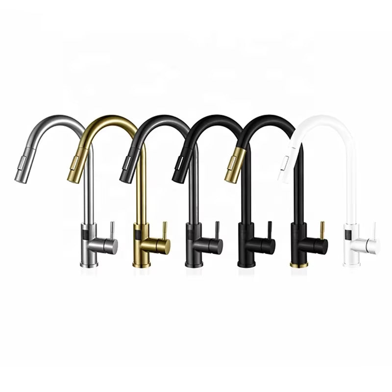Smart Modern Hot And Cold Water Faucet With Temperature Display Suitable For Kitchen And Bathroom-5343DPS