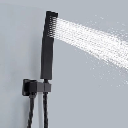 Concealed Wall Mounted 2 Function Hand Shower Set Waterfall System In-Wall Shower Set-6531
