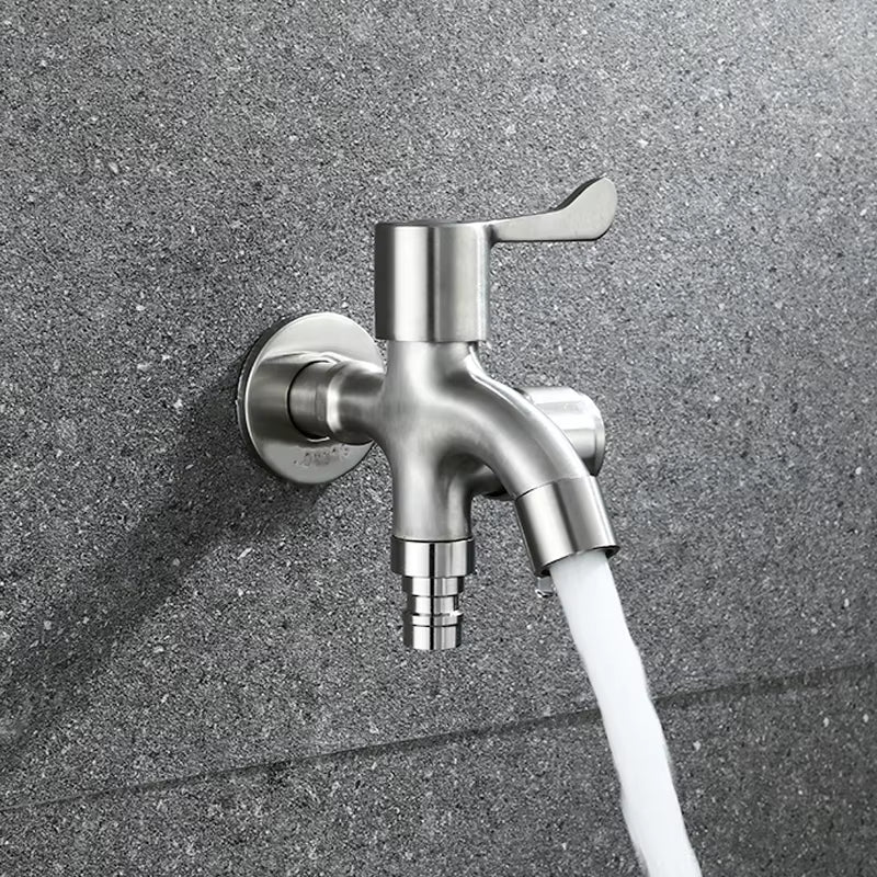 Modern 304 Stainless Steel Outdoor Wall Tap Water Single Faucet-2212
