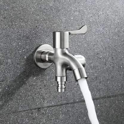 Modern 304 Stainless Steel Outdoor Wall Tap Water Single Faucet-2212