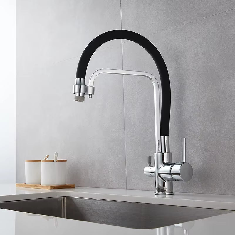 Kitchen 360 Degree Rotating Single Hole Faucet With Water Purification Faucet-8920