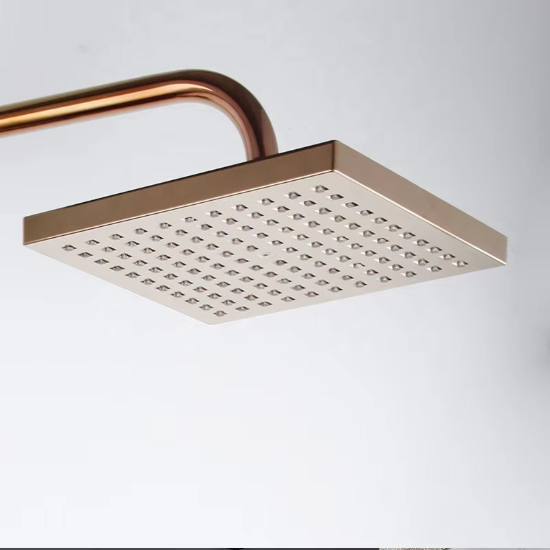 Luxury Rose Gold Bathroom Shower Wall Mounted Shower Head-6046