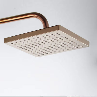 Luxury Rose Gold Bathroom Shower Wall Mounted Shower Head-6046