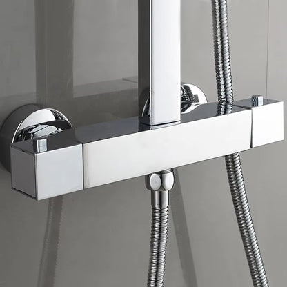 Shower Set Wall Mounted Brass Faucet Bathroom Faucet Rain Shower-6903C