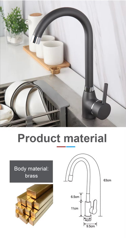 Simple Design Kitchen Countertop Mounted Faucet-8572