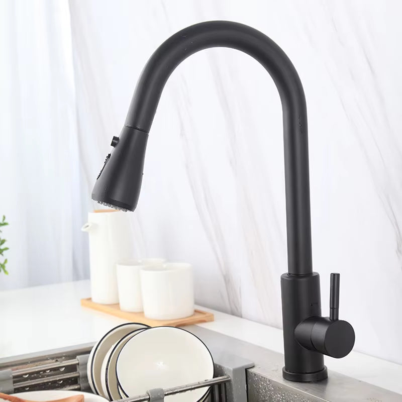 Kitchen 360 Degree Swivel Pull-Out Sink Faucet-7513