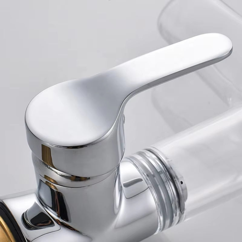 Bathroom Basin Waterfall Hot And Cold Water Faucet-7027