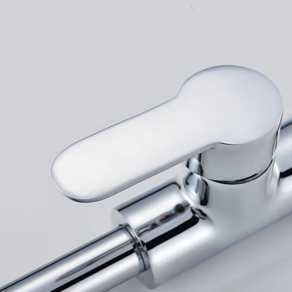 Flexible Neck Kitchen Countertop Mount Sink Faucet-8318