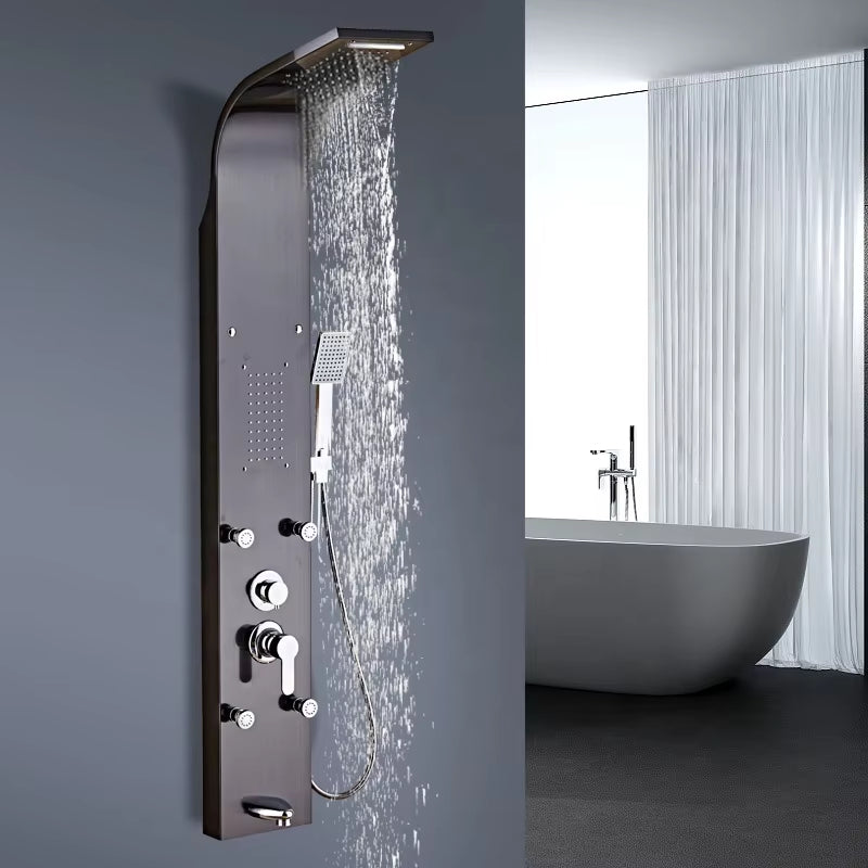 Luxury Shower Panel Waterfall Rain Shower Handheld Shower Massage Shower Head Shower Set-6626